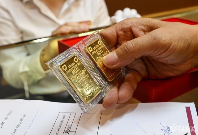 Domestic gold prices rise as SJC increases price by 1.2 million dong per tael
